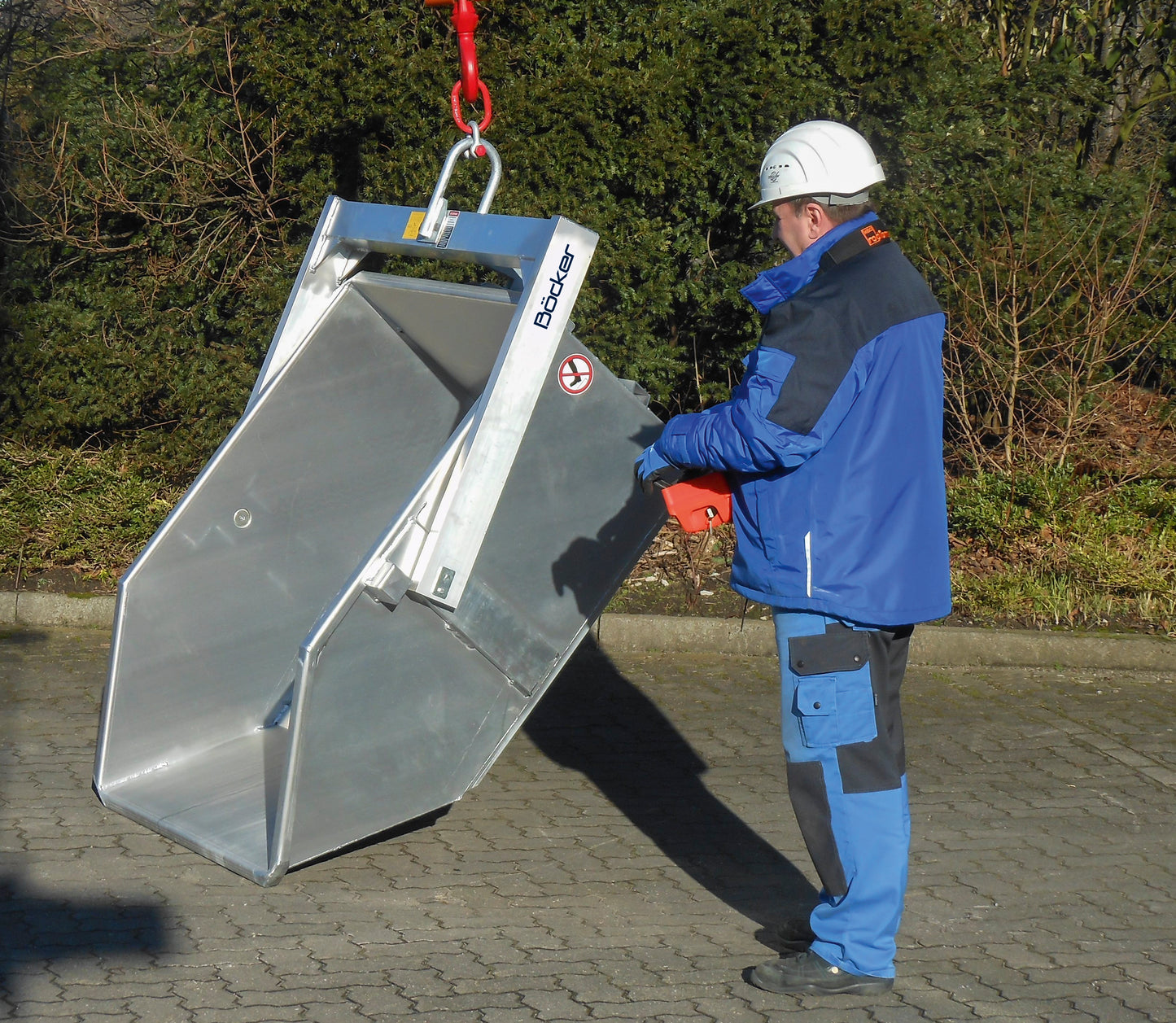 Alu-Kippmulde KM 1000 kg / 625 l