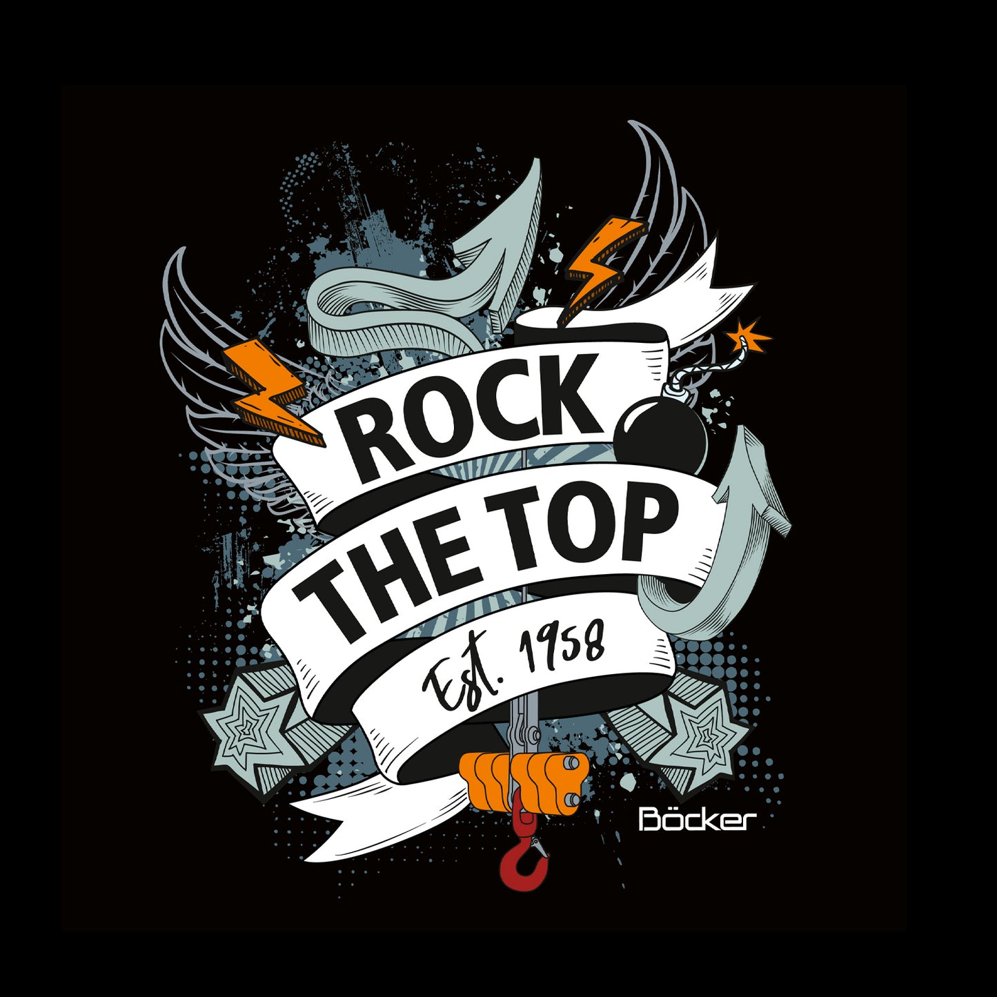 T-Shirt Rock the Top Herren